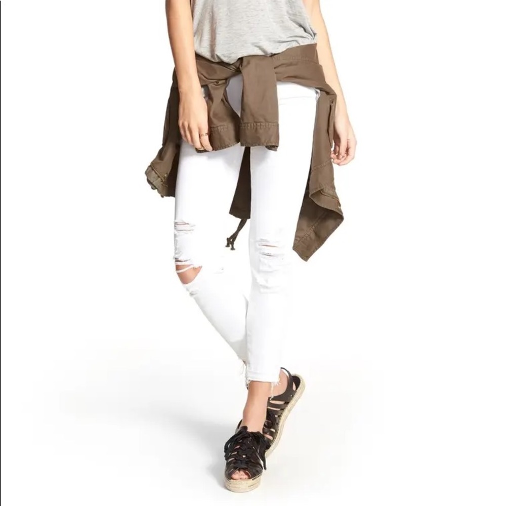 J BRAND 9326 LOW-RISE SKINNY JEANS DEMENTED